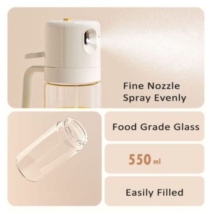 2in1sprayandpouroildispenserglassbottlesaucecondimentbottlekitchensg 4