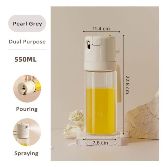 2in1sprayandpouroildispenserglassbottlesaucecondimentbottlekitchensg 5