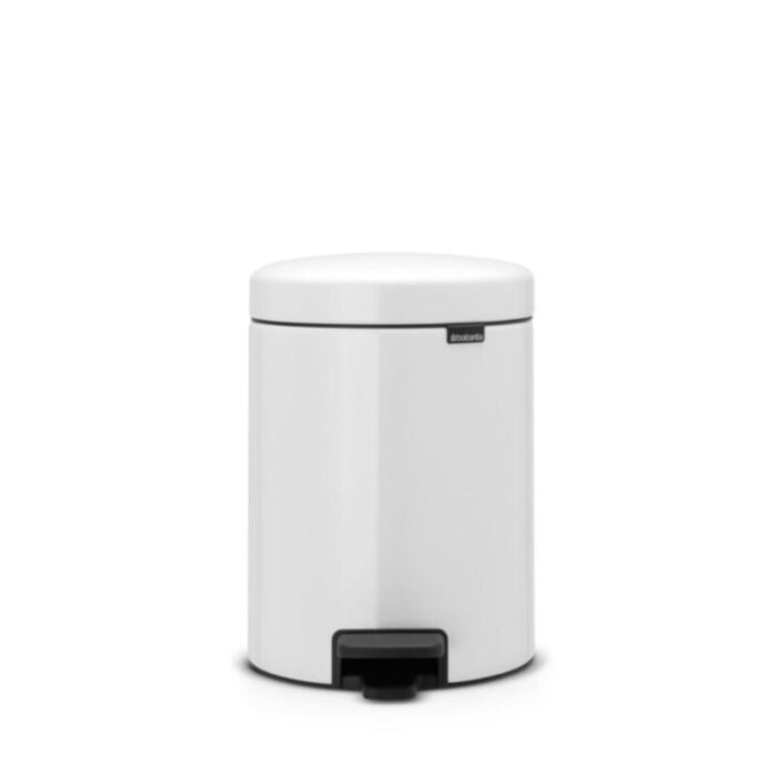 brabantia pedal bin newicon 12l soft closing white bbt111969 240801101148