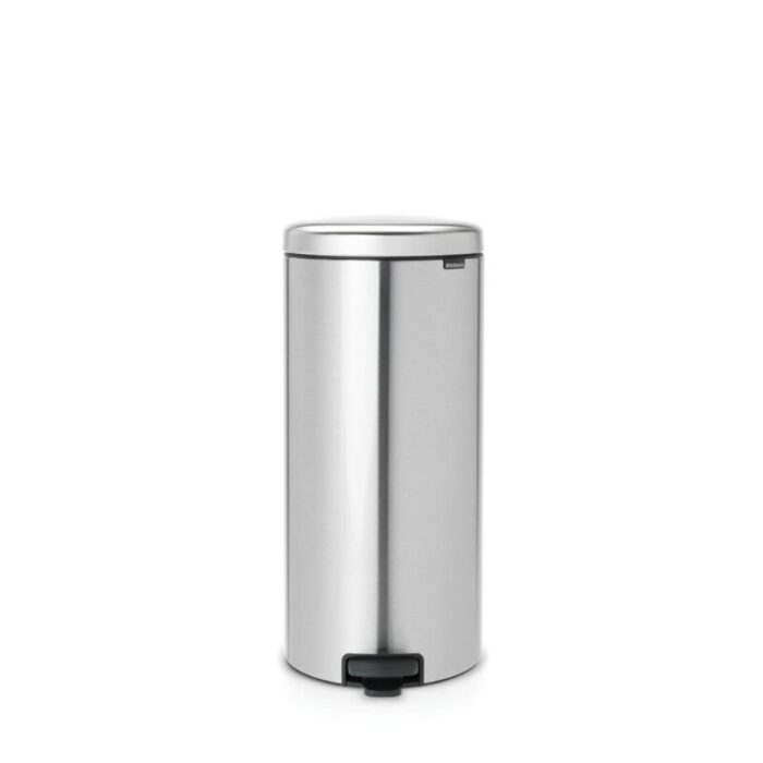 brabantia pedal bin newicon soft closing 30l matt steel 240315112517