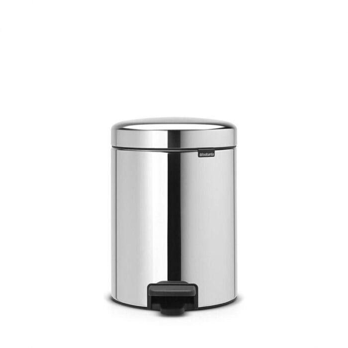 brabantia pedal bin newicon soft closing 5l matt steel 240315112517