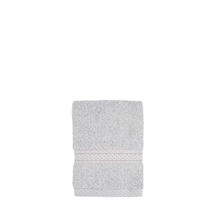 charles millen suite collection ct108 100 combed cotton classique face towel light grey 240801101334