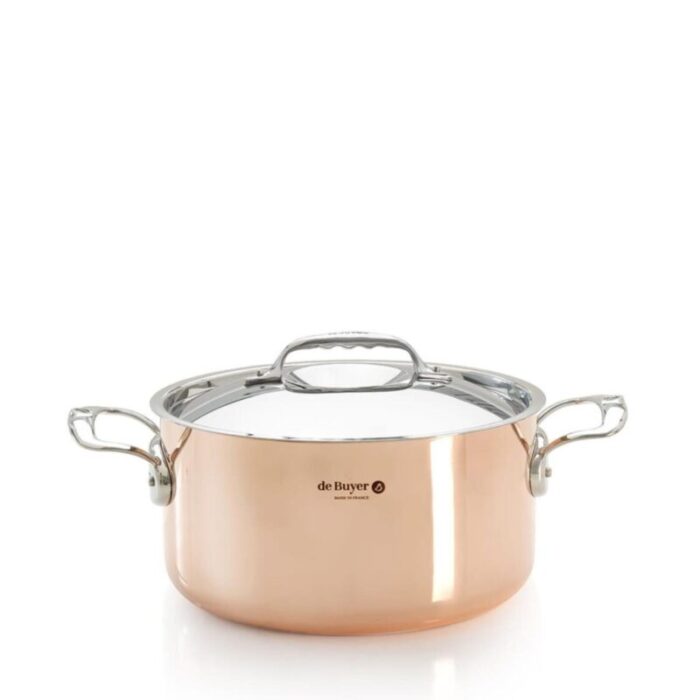 de buyer copper 28cm casserole 209db 624228 240801101233