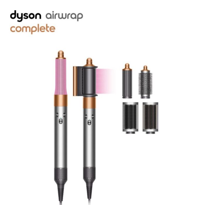 dyson airwrap multi styler and dryer short complete bright nickel and rich copper 241006022745