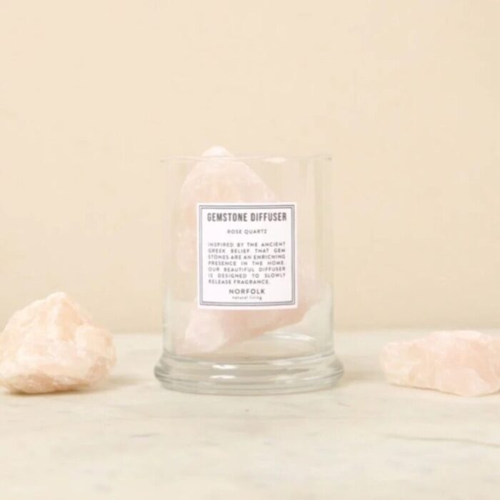 gemstone diffuser rose quartz pink 231115105008