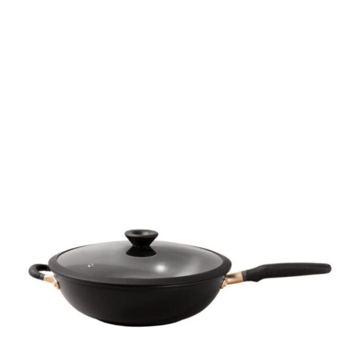 meyer accent nonstick 32cm covered stirfry with helping handle induction 231006041329