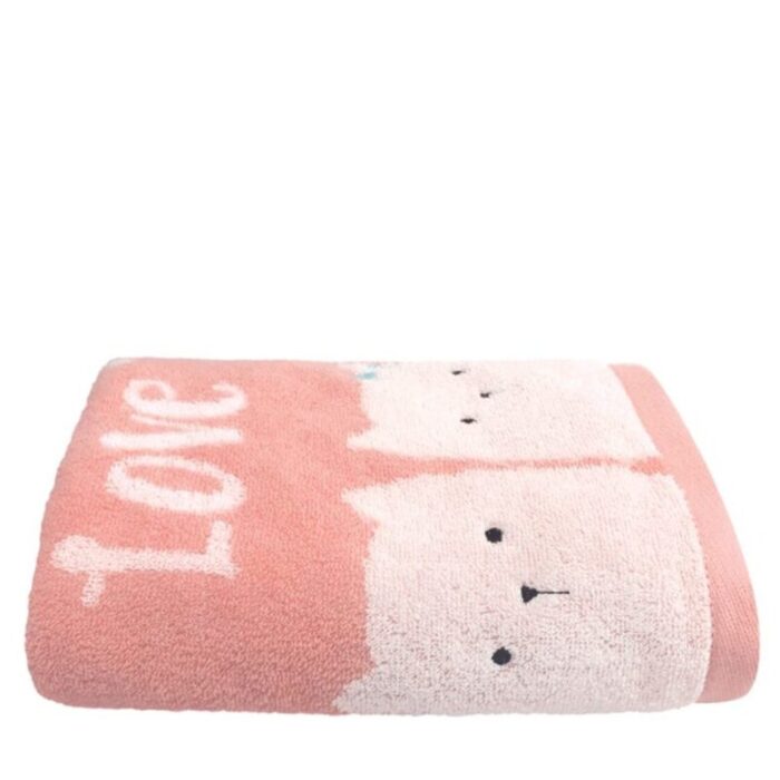 milton home phoebe 100 cotton supersoft yarn sports bath towel pink 240701064630 1