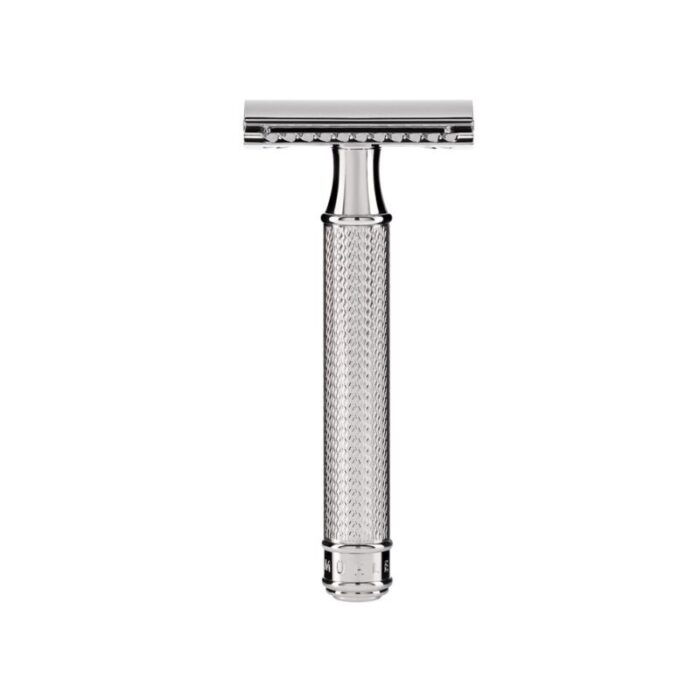 muhle traditional safety razor with closed comb chrome plated metal 240717020822