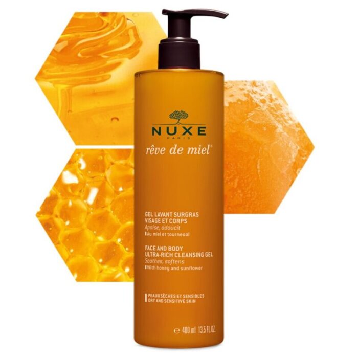 nuxe reve de miel face and body ultra rich cleansing gel 400ml 220831113835 2