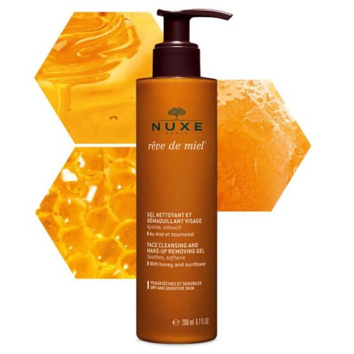 nuxe reve de miel face cleansing and make up removing gel 200ml 240702021813 8