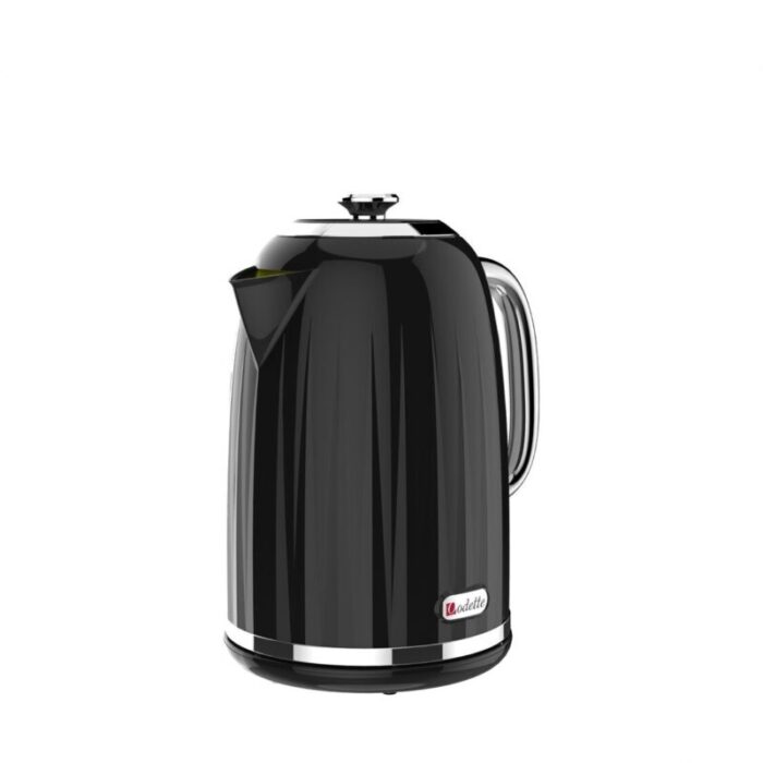 odette 17l retro design electric kettle black 240624012345