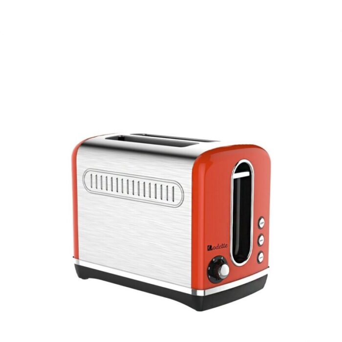 odette 2 slice retro design toaster orange 240624012344