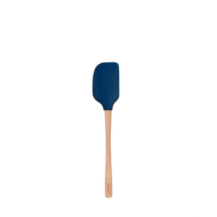 tovolo flex core wood handled spatula deep indigo 240801102919