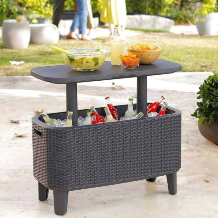 webketer 60 litre cool box 63 us quart bevvy bar cooler party garden table 4006 p sg thehomeshoppe